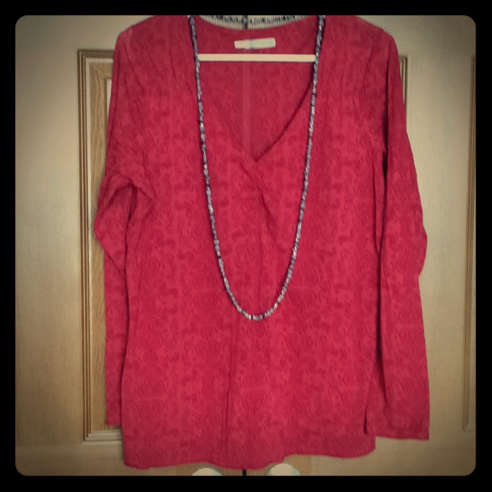 Burn out pattern top